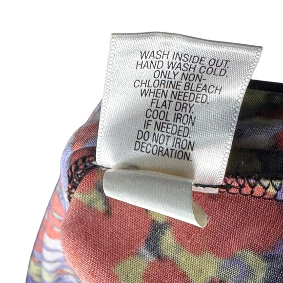 Elle Multicolor Splatter Print Halter Maxi Dress - Women’s Size Large - Picture 8 of 8